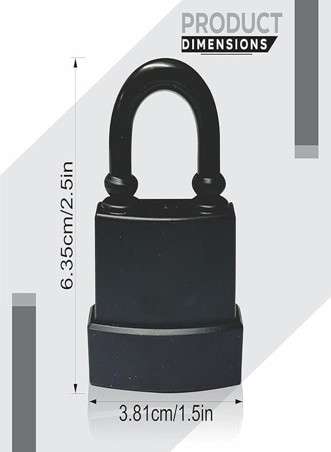 TORIOX قفل توريوكس المقاوم للماء مع مفاتيح، قفل خارجي مضاد للسرقة مقاوم للماء للبوابات والأسوار والحظائر والجراجات والحدائق والمكاتب والصالات الرياضية (45 مم (مع 3 مفاتيح)) - Image 2